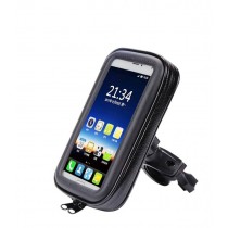 SUPPORTO SMARTPHONE BORSA CUSTODIA IMPERMEABILE PER BICICLETTE MONOPATTINI ETC 