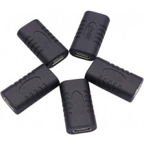 ADATTATORE ACCOPPIATORE GENDER CHANGER USB TYPE-C FEMMINA FEMMINA DRITTO