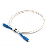 Cavo Fibra Ottica SC/UPC 3Mt 9/125μm  G652D PVC Bianco Blu