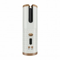 Arricciacapelli automatico wireless ricaricabile ferro USB ricci onde Bianco