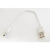 CAVO USB 2.0 TYPE-C 20Cm MAX 2.4A BIANCO