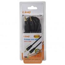 PROLUNGA AUDIO JACK 3,5 MM MASCHIO/MASCHIO 5 METRI NERO AUX