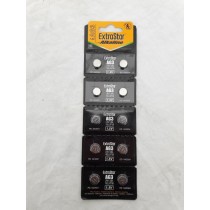 EXTRASTAR BATTERIA A BOTTONE AG3 LR41, 384, 192, LR736 ALKALINE BATTERY 1,5V