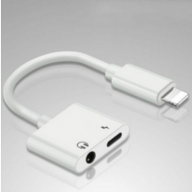 Adattatore Lightning Sdoppiatore Ricarica Cuffie Jack aux 3,5 mm Audio Per Iphone 