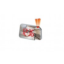 Sveglia Orologio Proiettore Digitale a LED Superficie Specchio da Tavolo DS-8590L