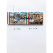 Calamita Magnete Frigo Souvenir Stampa Monumenti Roma Fridge Magnets 4124