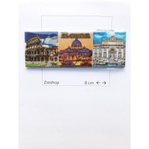 Calamita Magnete Frigo Souvenir Stampa Monumenti Roma Fridge Magnets 4128