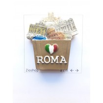 Calamita Magnete Frigo Souvenir Monumenti Roma Gift Box fridge magnets Rome