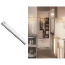 Barra Luce LED Sensore di Movimento Sotto Pensile Armadi Cassetti Ricaricabile USB con Attacco  Magnetico 30cm