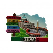 Calamita da Frigo in Resina – VATICANO e Indicazione Stradale Roma Monumenti 5630