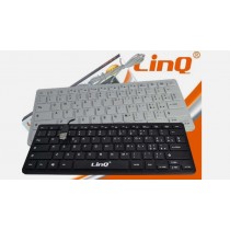 LINQ ULTRA SLIM KEYBOARD TASTIERA USB QWERTY IT CON FUNZIONE FN KM-681 