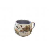 TAZZA ROTONDA PER LA CUCINA CON MANICO Tazza da cappuccino in ceramica ROMA 5690