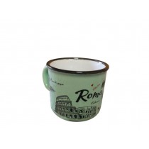 TAZZINA DA CAFFE' DIAMETRO 6cm H5.3cm ROMA 5695