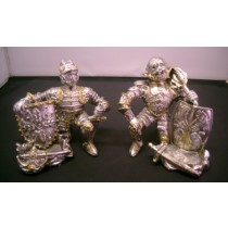 CAVALIERE MEDIEVALE PORTA POGGIA TELEFONO SMARTPHONE in Resina SCRIVANIA UFFICIO CASA Varie Forme SY07521