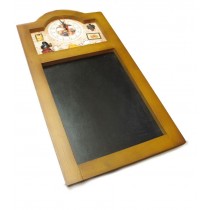 LAVAGNA CON OROLOGIO DA CUCINA ARREDO RISTORANTE IN LEGNO