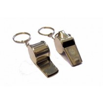 PORTACHIAVI CON FISCHIETTO IN METALLO;KEYCHAIN METAL WISTLE