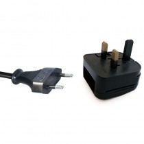 EU Euro Europe to UK Plug Converter 2 to 3 pin Pins 10A Fused Adapter