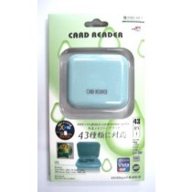 LETTORE DI MEMORIE MEMORY CARD READER  USB 2.0  VANO PORTA SCHEDE CAVO USB INTEGRATO