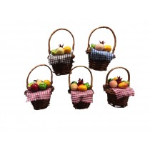 Souvenir From Italy Calamita Frigo Fridge Magnets Cesto In Vimini Decorazione Cucina Di Nonna