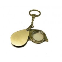 LENTE D'INGRANDIMENTO PORTACHIAVI METTALLO; MAGNIFYING GLASS KEYCHAIN