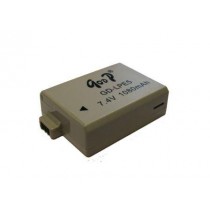 HIGH QUALITY BATTERIA GodP COMPATIBILE CANON LPE5 LP-E5, 3.7V 1080mAh