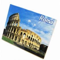 SOUVENIR FROM ITALY ROMA COLOSSEO ISCHIA MARE PIASTRELLA 13.5*17 5 