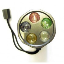 TORCIA 5 LED MULTICOLORE MAGNETICA MULTIUSO SEGNALAZIONE VIAGGIO