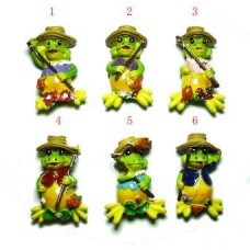 CALAMITA MAGNETE IN RESINA RANA PESCATRICE