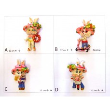 Calamita Magnete Frigo Fridge Magnets  CONIGLIO SPORTIVO