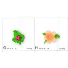 Calamita Magnete Frigo Fridge Magnets  FIORE SEGNAPOSTO DECORAZIONE 