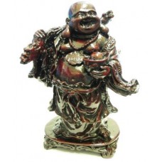 BUDDHA  PORTAFORTUNA RICCHEZZA IN RESINA DA COLLEZIONE IDEA REGALO 
