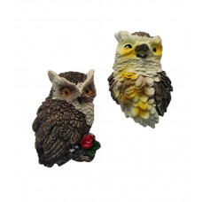 Calamita Magnete Frigo in Resina Portafortuna Gufo;Fridge Magnets Owl