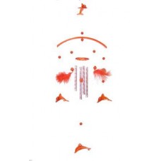 SCACCIAPENSIERI , CAMPANELLO DEL VENTO, WIND CHIMES, MOD."1938" ALLUMINIO PLASTICA