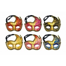 Souvenir Italia Venezia Maschera Carnevale in Resina Decorata con laccio. Disponibile in varie colorazioni