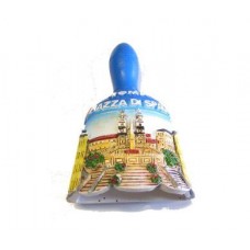 CALAMITA MAGNETE SOUVENIR RESINA ROMA CAMPANA PIAZZA DI SPAGNA;FRIDGE MAGNET FROM ITALY