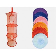 Contenitori a sospensione Portatutto a 3 scomparti, porta giocattoli cameretta vari colori