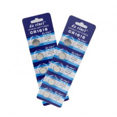 SET 5 BATTERIE CR1616 LITIO 3V;LITHIUM BATTERIES 3V 5PCS