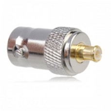 Adattatore Convertitore MCX maschio a BNC femmina per antenna Plug coassiale DVB-T DVBT DAB etc.