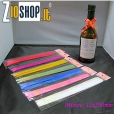 FIOCCHI COCCARDE AUTOTIRANTI CERIMONIA REGALO BOMBONIERA NATALE VARIE MISURE E COLORI 