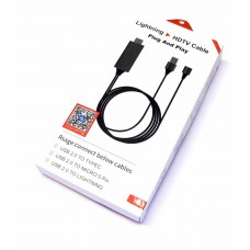 Cavo video HDMI a USB F universale compatibile iphone TYPE-C e Micro 5 PIN basic