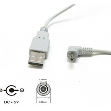 CAVO ANGOLARE ALIMENTAZIONE USB JACK GRIGIO (SMONTATO DA BATT.WIIFIT)