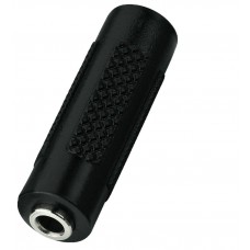 ACCOPPIATORE Audio 3.5 mm Jack Femmina a Femmina Stereo NERO GENDER CHANGER