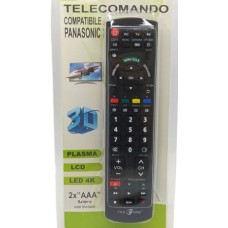 Telecomando Compatibile PANASONIC Smart Tv Televisore LCD Led 3D 4K Universale