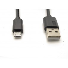 CAVO ALTA QUALITA' RICARICA SMARTPHONE MICRO USB V8 2.1A 3MT D:3.8mm