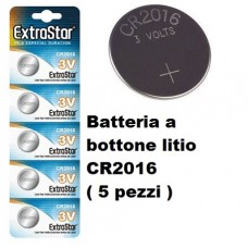 EXTRASTAR BATTERIA A BOTTONE CR2016 LITHIUM BATTERY 3V