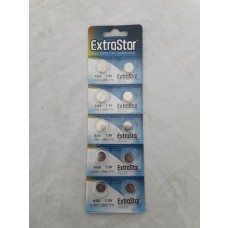 EXTRASTAR BATTERIA A BOTTONE AG6 LR921, LR69, 171 ALKALINE BATTERY 1,5V