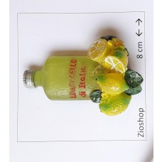 Calamita Frigo Magnete  Souvenir Italia Limoncello  Fridge Magnet Italy