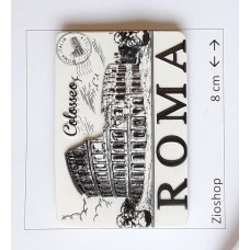 Calamita Magnete Souvenir Roma Colosseo  Effetto Marmo  FRIDGE MAGNET FROM ITALY