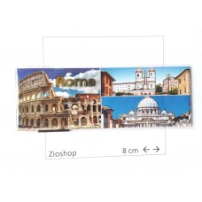Calamita Magnete Frigo Souvenir Stampa Monumenti Roma Fridge Magnets 4022