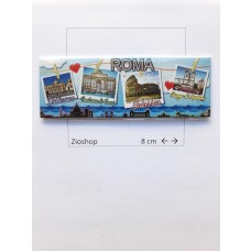 Calamita Magnete Frigo Souvenir Foto Ricordi Roma Stampa Fridge Magnets 4125